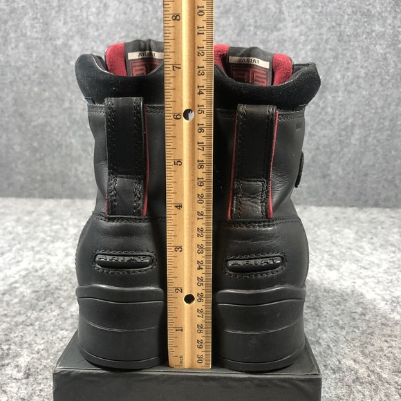 Ariat Insulated Waterproof Boots Womens 7.5 Black Leather Ankle Riding 10016383 - Picture 7 of 16